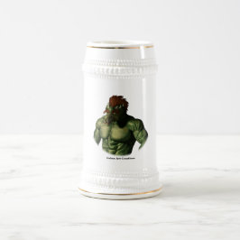 Vulkan Troll Vacation Fantasy Art Beer Stein Bierglas