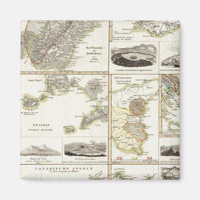 Vulkanaktivität im Atlantik Magnet (Vorne)