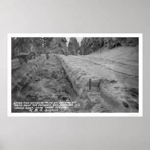 Vulkanasche in Alaska 1912 Poster