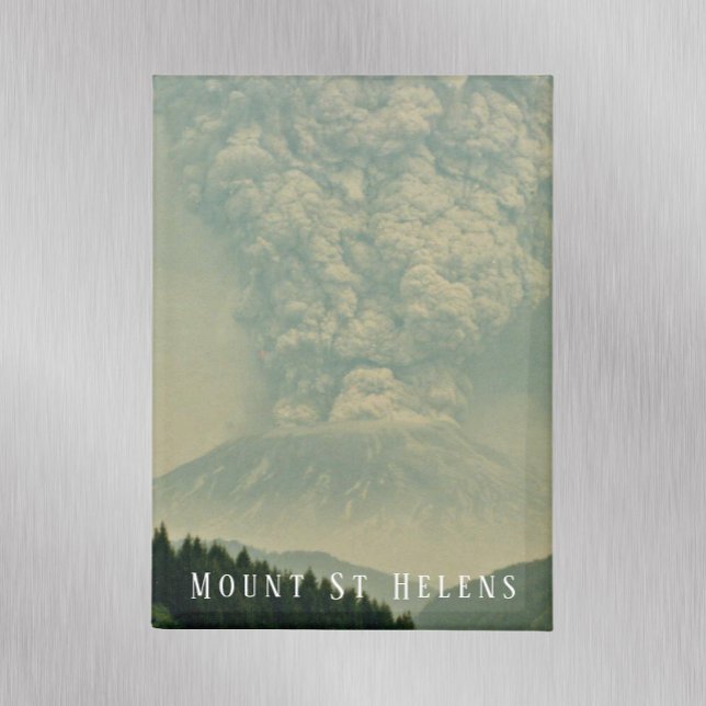 Vulkanausbruch auf dem Berg St. Helens Magnet (In Situ Fridge)