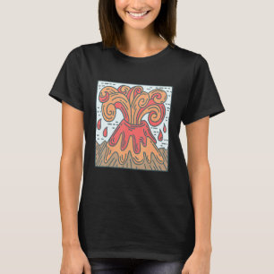 Vulkanausbruch Berg T-Shirt