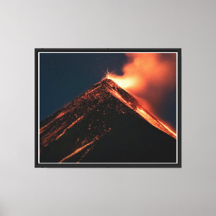Vulkanausbruch Canvas Print Leinwanddruck
