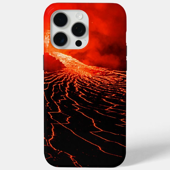 Vulkanausbruch Case-Mate iPhone Hülle (Rückseite)