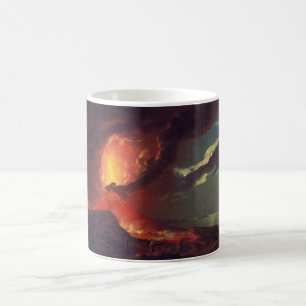 Vulkanausbruch des Vesuvs (aktiver Vulkan) Kaffeetasse