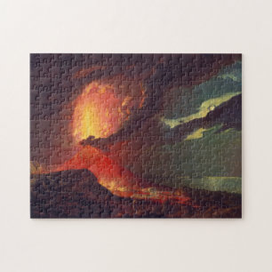 Vulkanausbruch des Vesuvs (Aktiver Vulkan) Puzzle