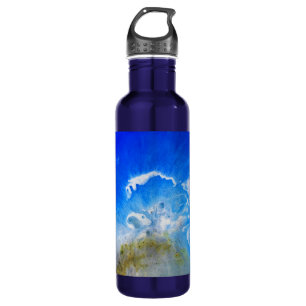 Vulkanausbruch Edelstahlflasche
