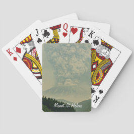 Vulkanausbruch Foto St. Helens Spielkarten