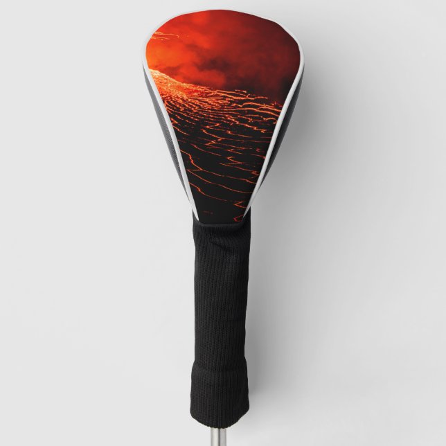 Vulkanausbruch Golf Headcover (Vorderseite)