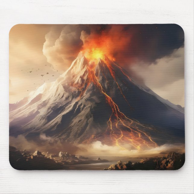 Vulkanausbruch Mousepad (Vorne)