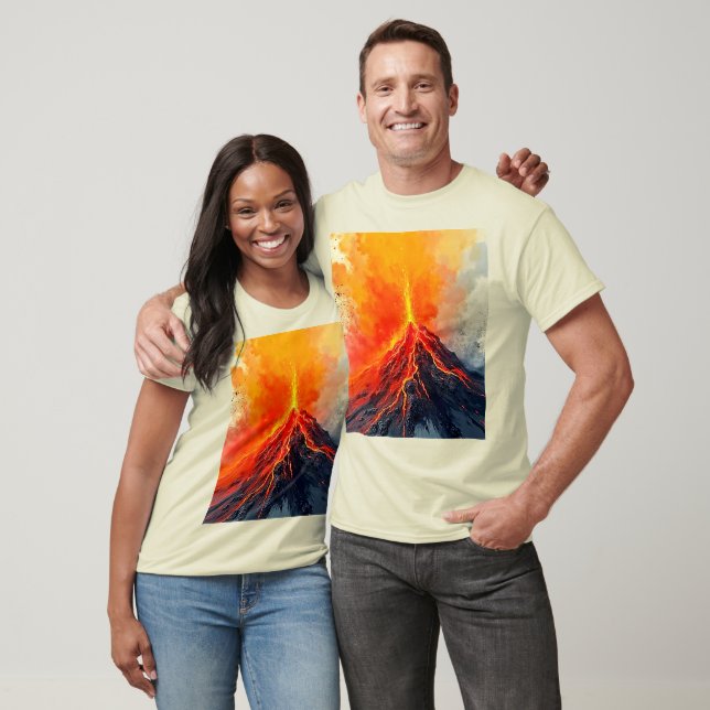 Vulkanausbruch: Rohkraft T-Shirt (Unisex)