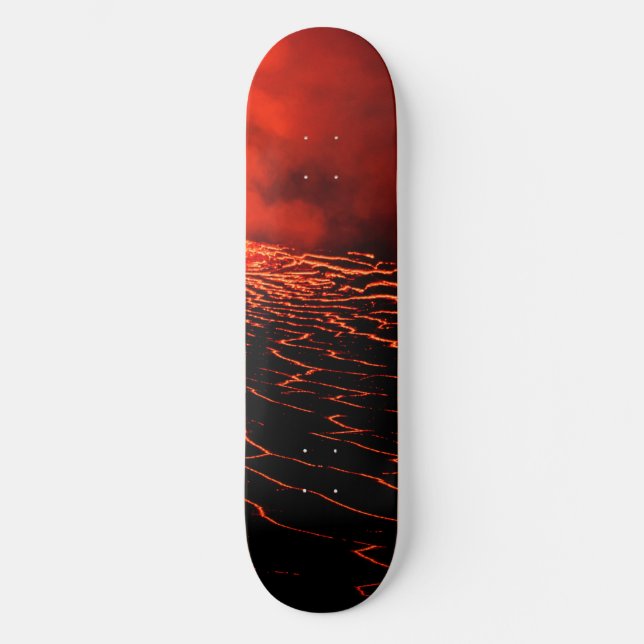 Vulkanausbruch Skateboard (Vorderseite)