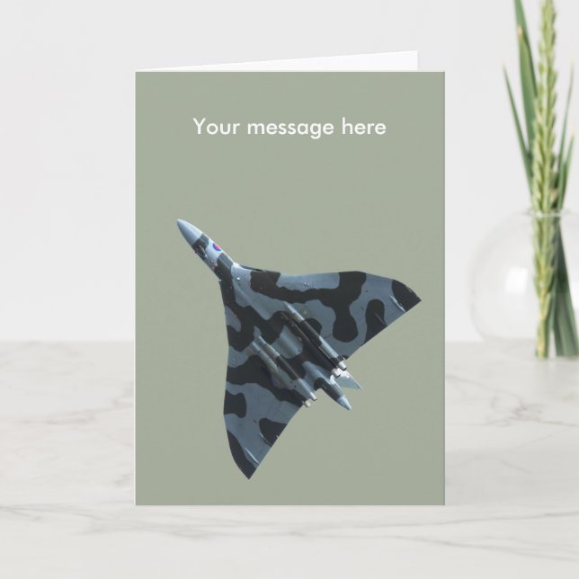 Vulkanbomber Karte (Vorderseite)