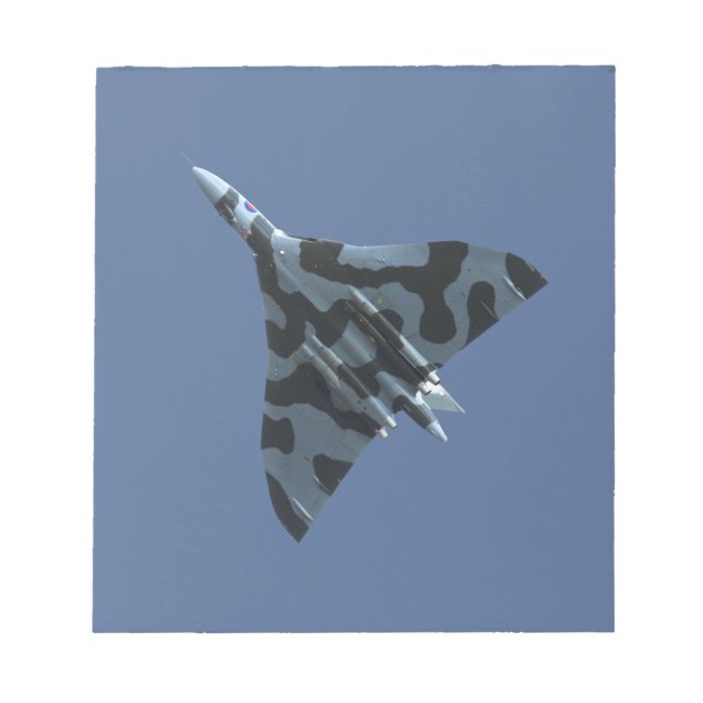 Vulkanbomber Notizblock (Vorderseite)
