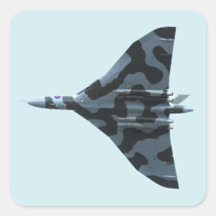 Vulkanbomber Quadratischer Aufkleber