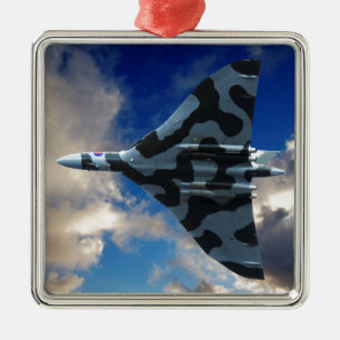 Vulkanbomber Silbernes Ornament