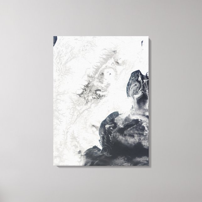 Vulkane auf der zentralen Halbinsel Kamtschatka Leinwanddruck (Vorderseite)