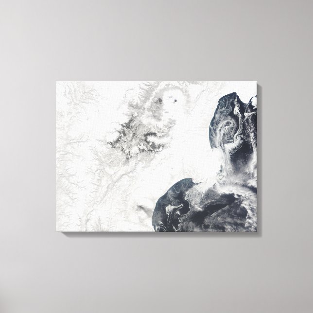 Vulkane auf der zentralen Halbinsel Kamtschatka Leinwanddruck (Vorderseite)