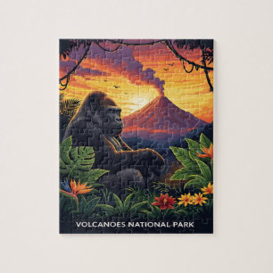 Vulkane Nationalpark Sonnenuntergang Puzzle