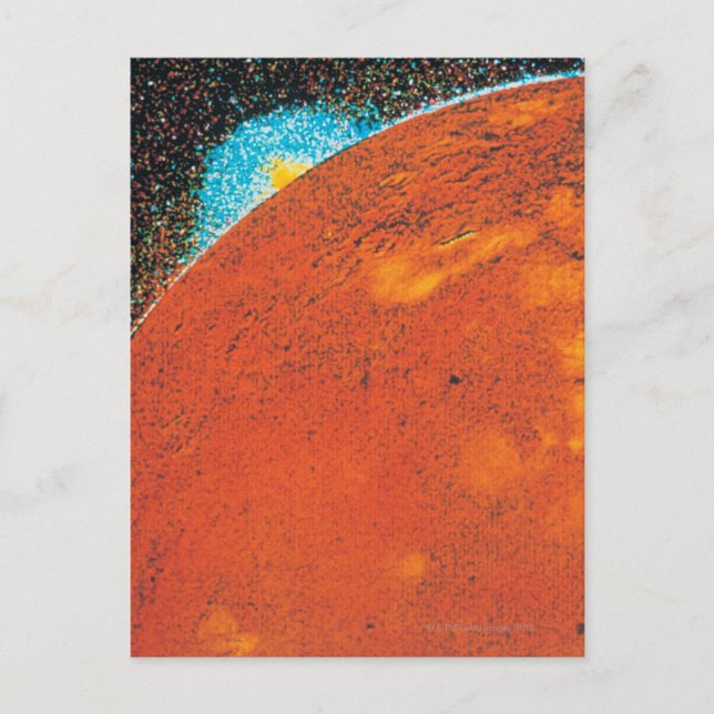 Vulkanexplosion auf Io Postkarte (Vorderseite)