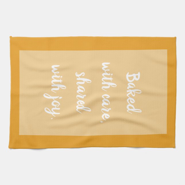 Vulkanflame - weiß geschirrtuch (Horizontal)