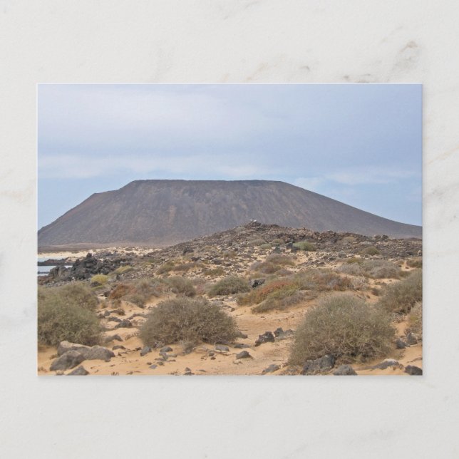 Vulkaninsel Lobos Postkarte (Vorderseite)