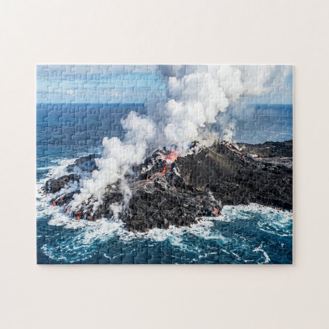 Vulkaninsel Puzzle (Horizontal)