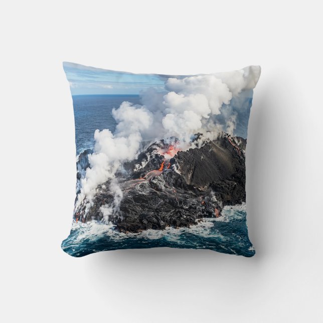 Vulkanische Insel Kissen (Vorderseite)