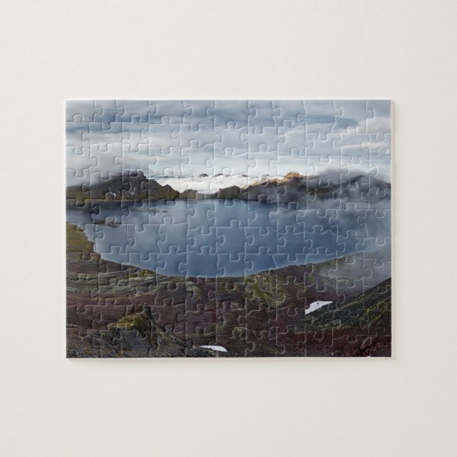 Vulkanische Landschaft des Sommers: Ansicht von Puzzle (Horizontal)