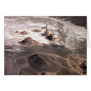 Vulkanische Landschaft und Salz