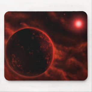 Vulkanischer Planet Mousepad