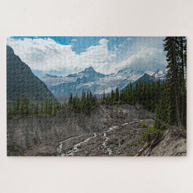 Vulkanisches Bergdrama Puzzle (Horizontal)