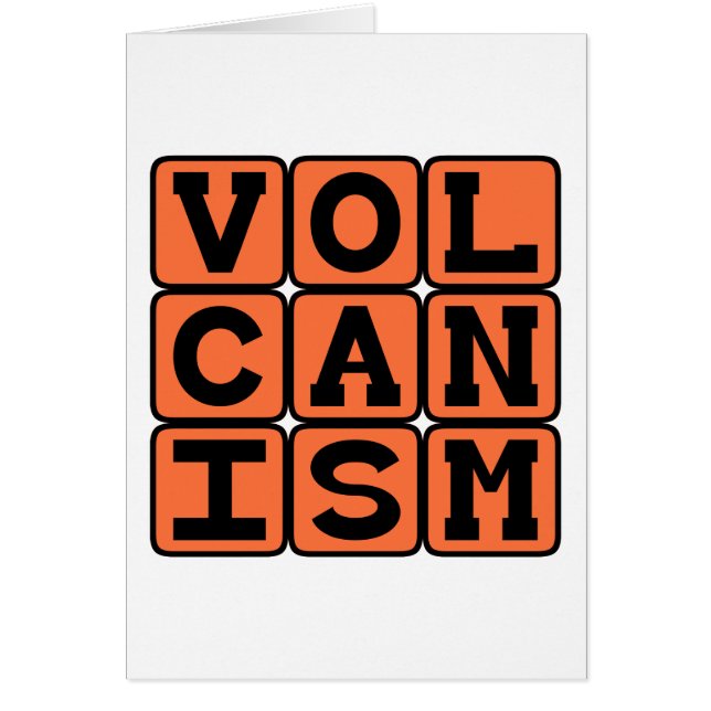Vulkanismus, Eruption des Molten Felsens (Vorne)