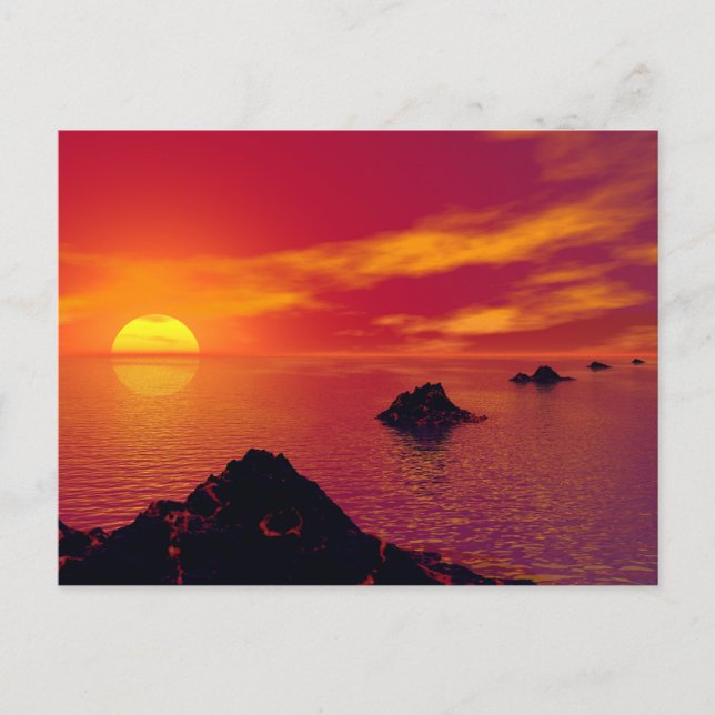 Vulkankette Postkarte (Vorderseite)