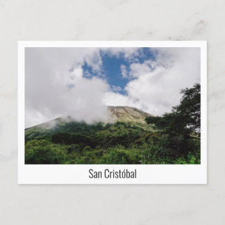 Vulkankrater San Cristóbal in Nicaragua Postkarte