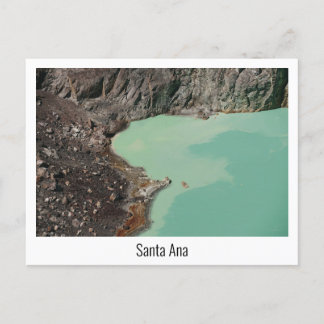 Vulkankrater Santa Ana in El Salvador Postkarte