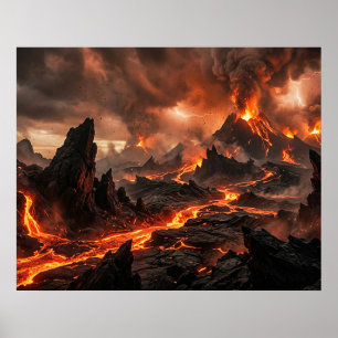 Vulkanlava Poster