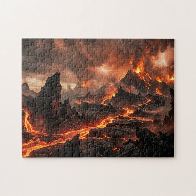 Vulkanlava Puzzle (Horizontal)