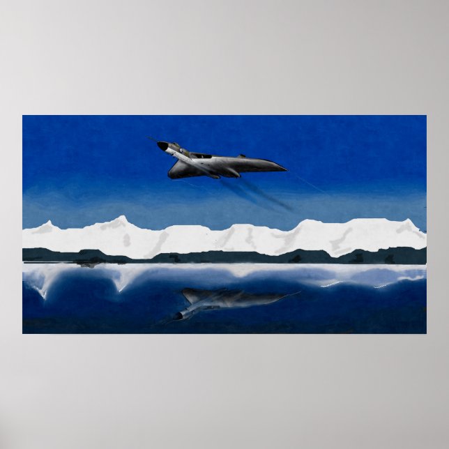 Vulkanposter gefroren poster (Vorne)