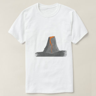 Vulkanzeichnung T-Shirt