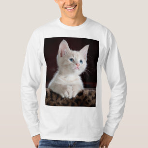 Vulnerable White Kitten T-Shirt
