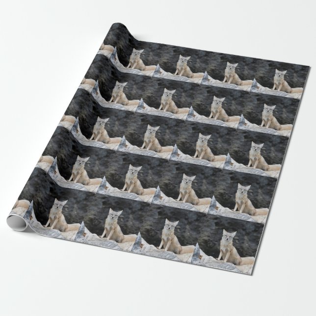 Vulpes corsac geschenkpapier (Ungerollt)