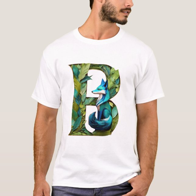 Vulpine Inferno Eine blühende Fusion von Fox Power T-Shirt (Vorderseite)