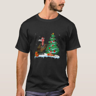 Vulture Lover Christmas Vulture Wear Weihnachtsman T-Shirt