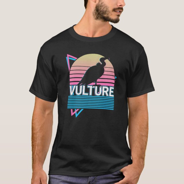Vulture Retro T-Shirt (Vorderseite)