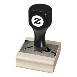 Vulture Silhouette Gummistempel