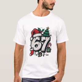 Vushii Deck the Halls: Six Seven Christmas  T-Shirt