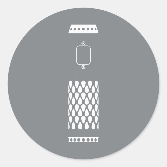 VV wie ein Pro Runder Aufkleber (Vorderseite)