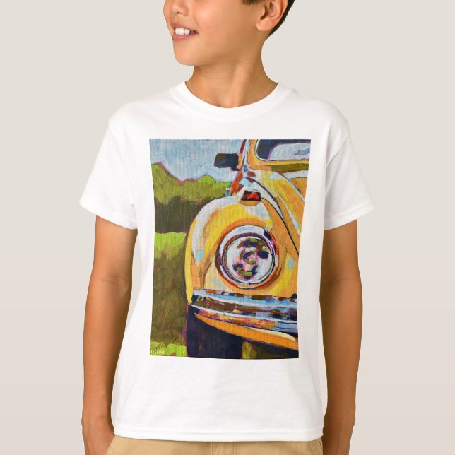 VW Bug Painting - Gift for VW Bug Lovers T-Shirt (Vorderseite)