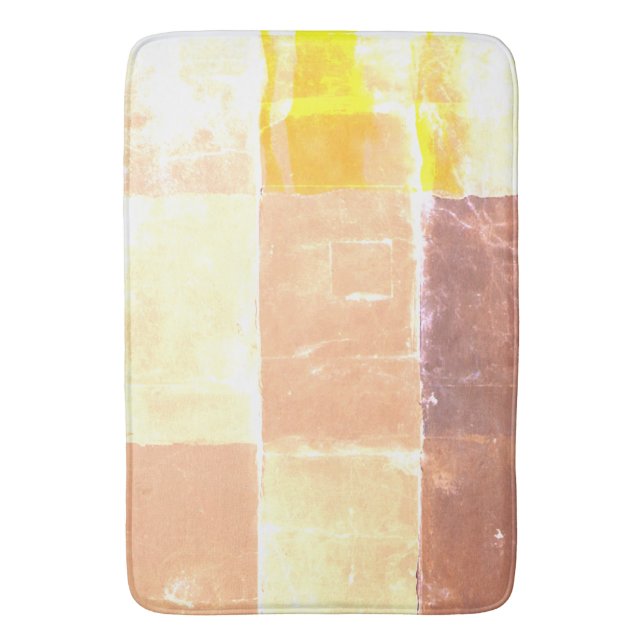 Vwndretti Yellow Soft Colors Badematte (Vorderseite Vertikal)