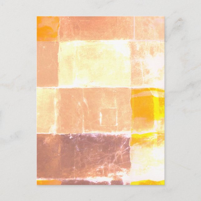 Vwndretti Yellow Soft Colors Postkarte (Vorderseite)